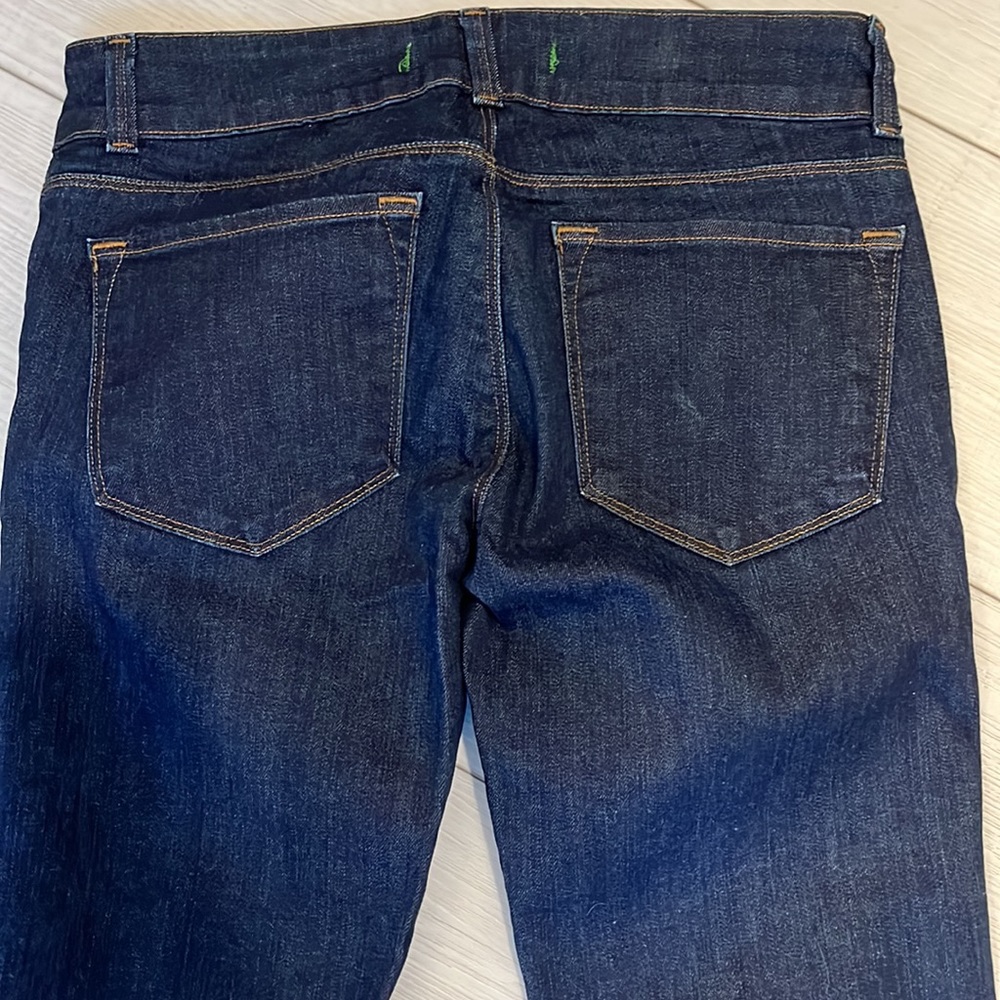 J Brand Love Story Pure Flare Denim Jeans Dark Wash Low Rise Flare Size 28 - Picture 7 of 7